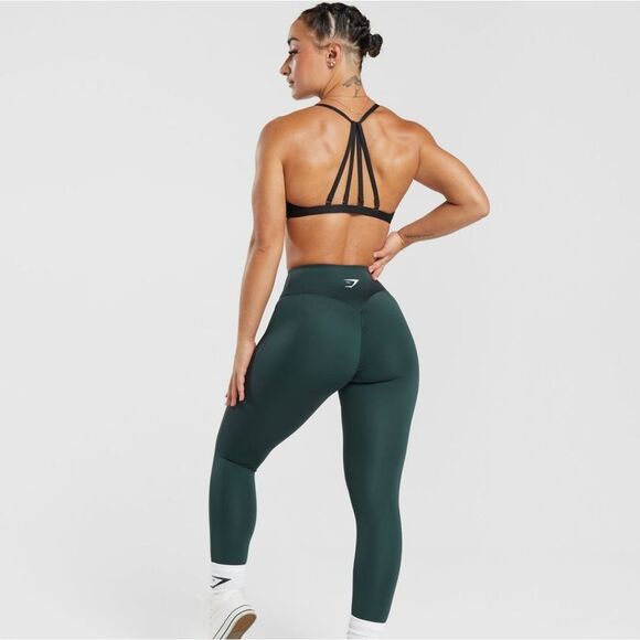 Gymshark GS Power Leggings - Size Small Darkest Teal New With Tags - Picture 4 of 8